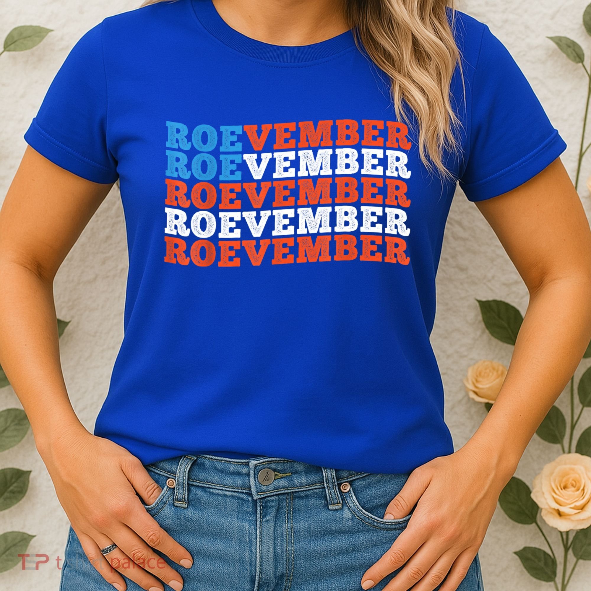 Funny Roevember US Flag Women's T-Shirt