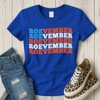 Funny Roevember US Flag Women's T-Shirt thumb 3