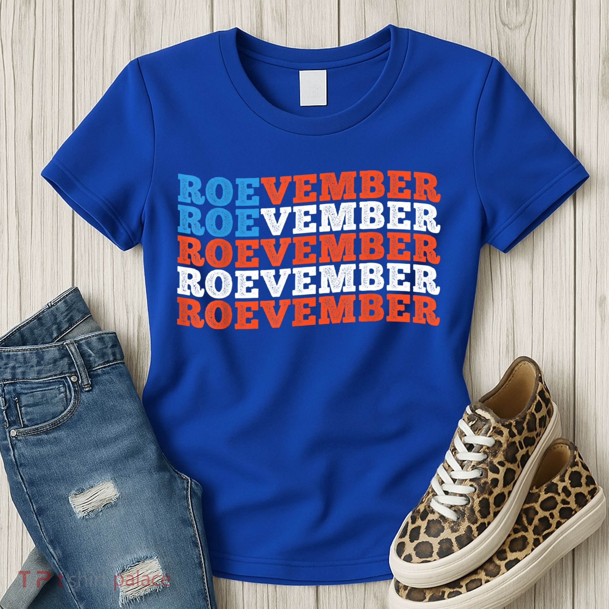 Funny Roevember US Flag Women's T-Shirt