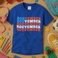 Funny Roevember US Flag Kids T-Shirt thumb 3