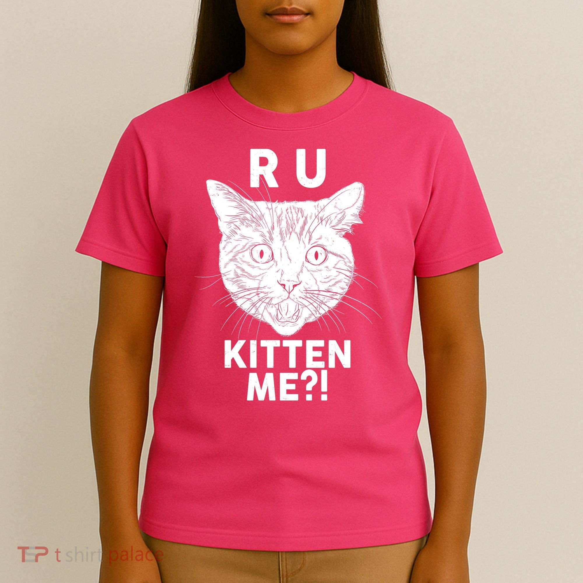 Funny R U Kitten Me Are You Kidding Me Cat T-Shirt