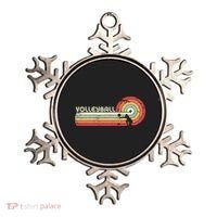Funny Retro Volleyball Gift Ornament thumb 0