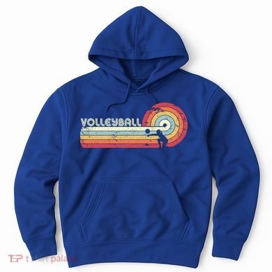 Funny Retro Volleyball Gift Hoodie