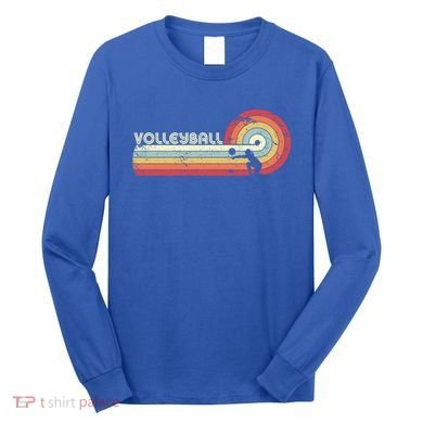Funny Retro Volleyball Gift Long Sleeve Shirt