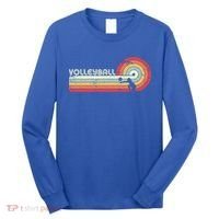 Funny Retro Volleyball Gift Long Sleeve Shirt thumb 0