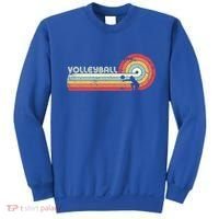 Funny Retro Volleyball Gift Sweatshirt thumb 0