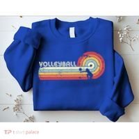 Funny Retro Volleyball Gift Sweatshirt thumb 2