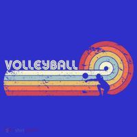 Funny Retro Volleyball Gift Sweatshirt thumb 3