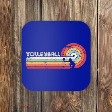 Funny Retro Volleyball Gift Coaster