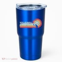 Funny Retro Volleyball Gift Tumbler thumb 0