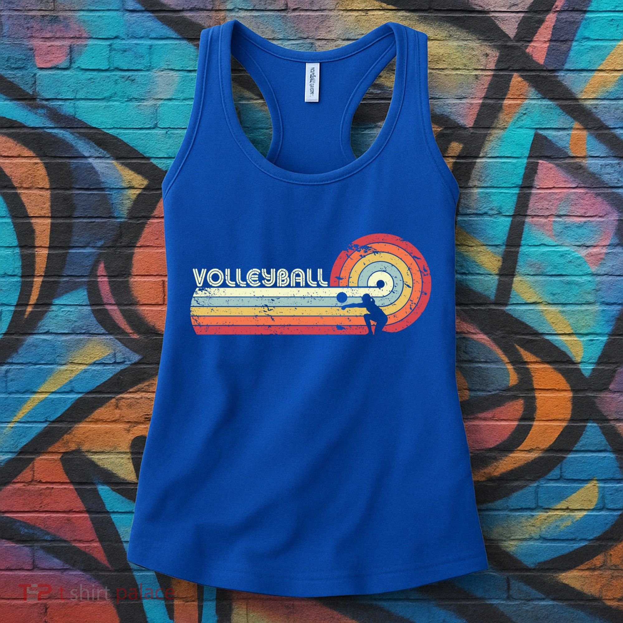 Funny Retro Volleyball Gift Women's Tank Top
