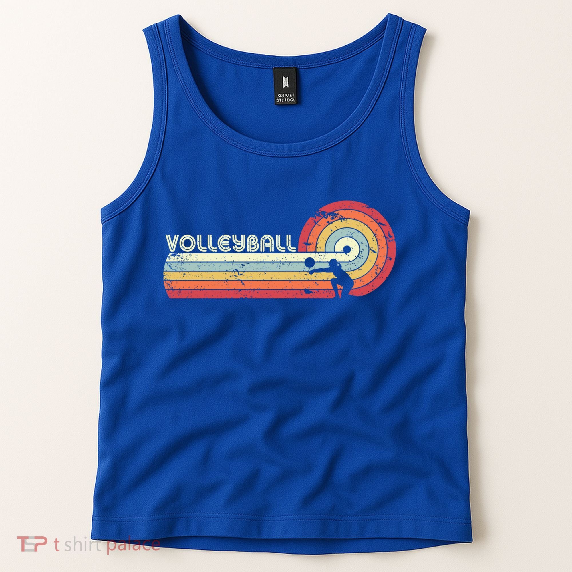 Funny Retro Volleyball Gift Tank Top