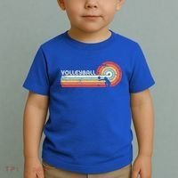 Funny Retro Volleyball Gift Toddler T-Shirt thumb 2