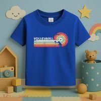 Funny Retro Volleyball Gift Toddler T-Shirt thumb 3