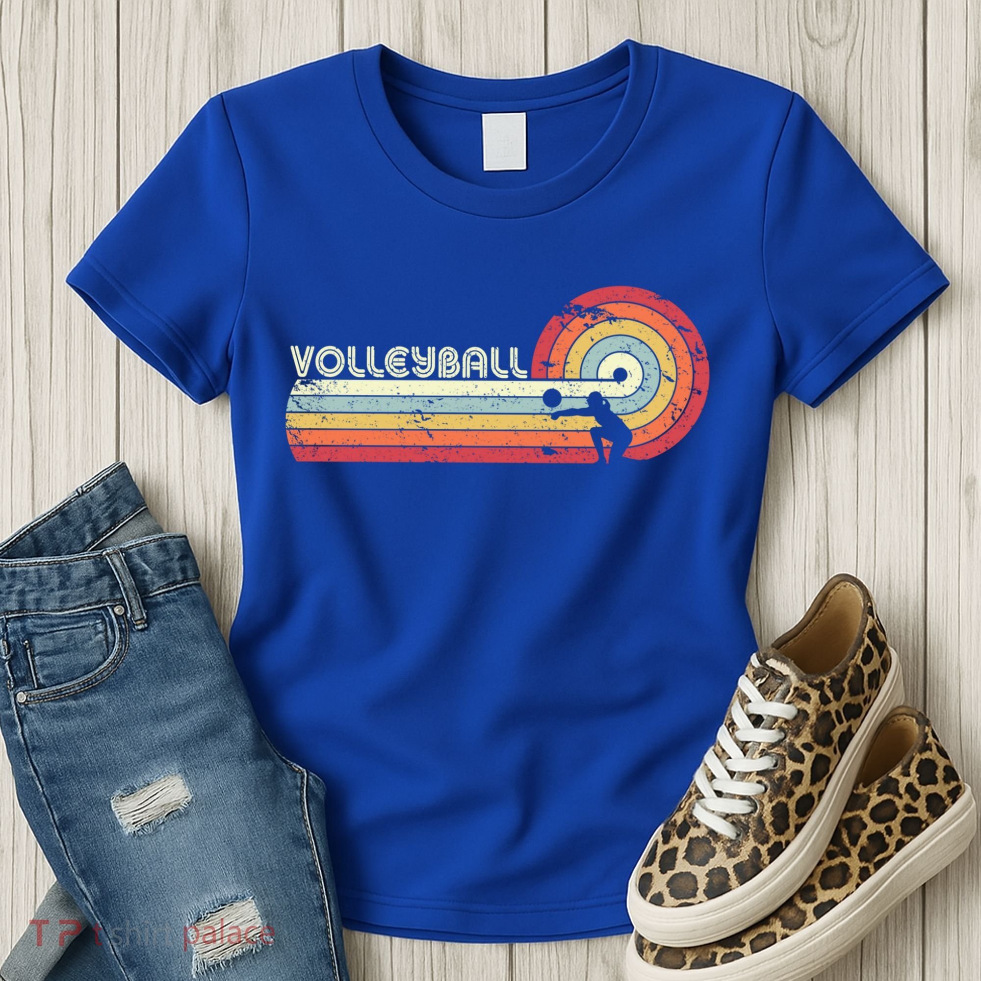 Funny Retro Volleyball Gift Women's T-Shirt