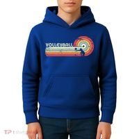 Funny Retro Volleyball Gift Kids Hoodie thumb 4