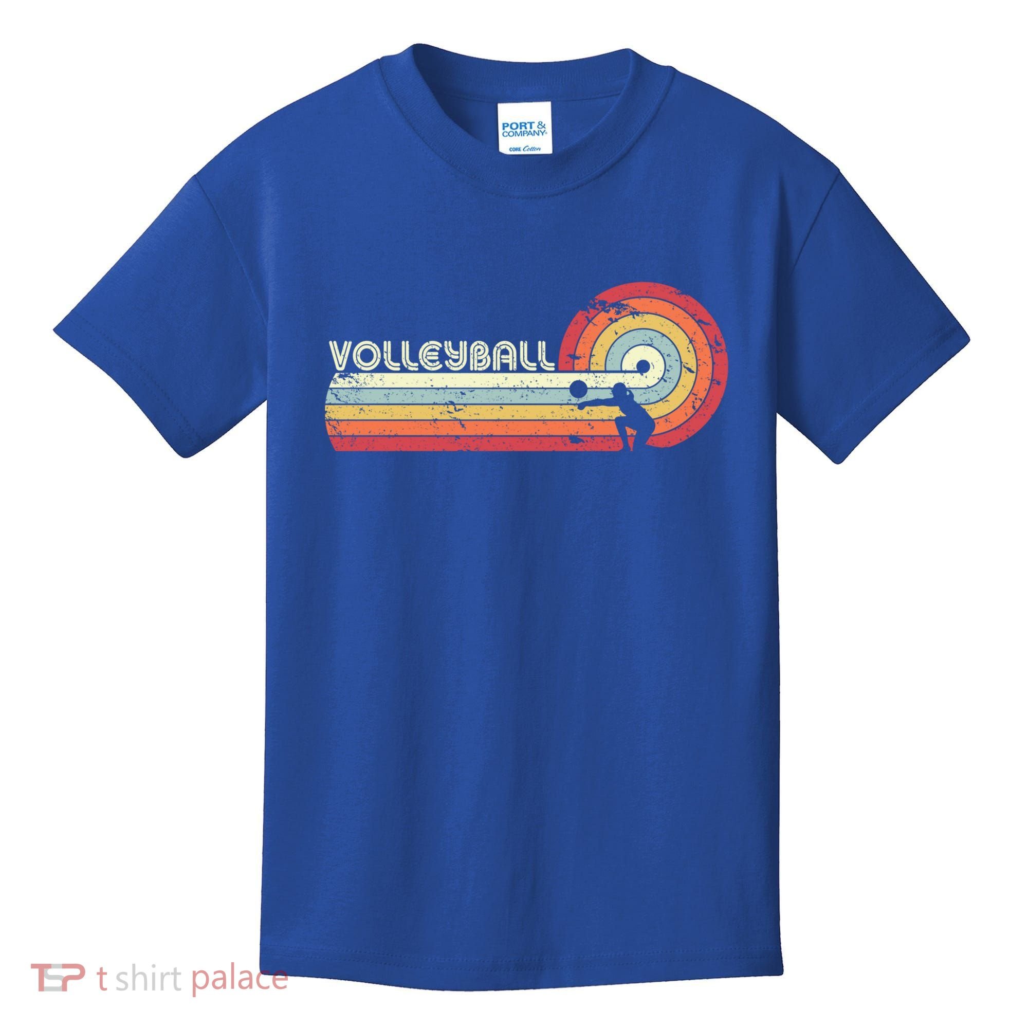 Funny Retro Volleyball Gift Kids T-Shirt