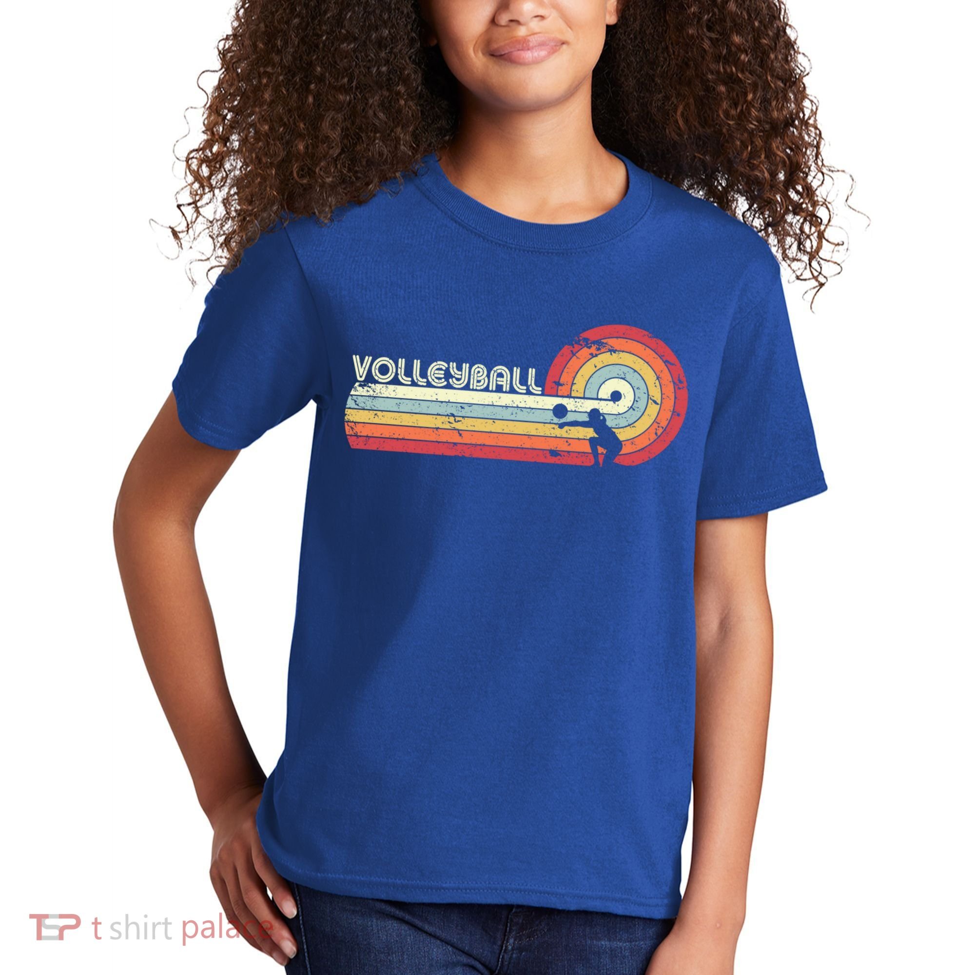 Funny Retro Volleyball Gift Kids T-Shirt