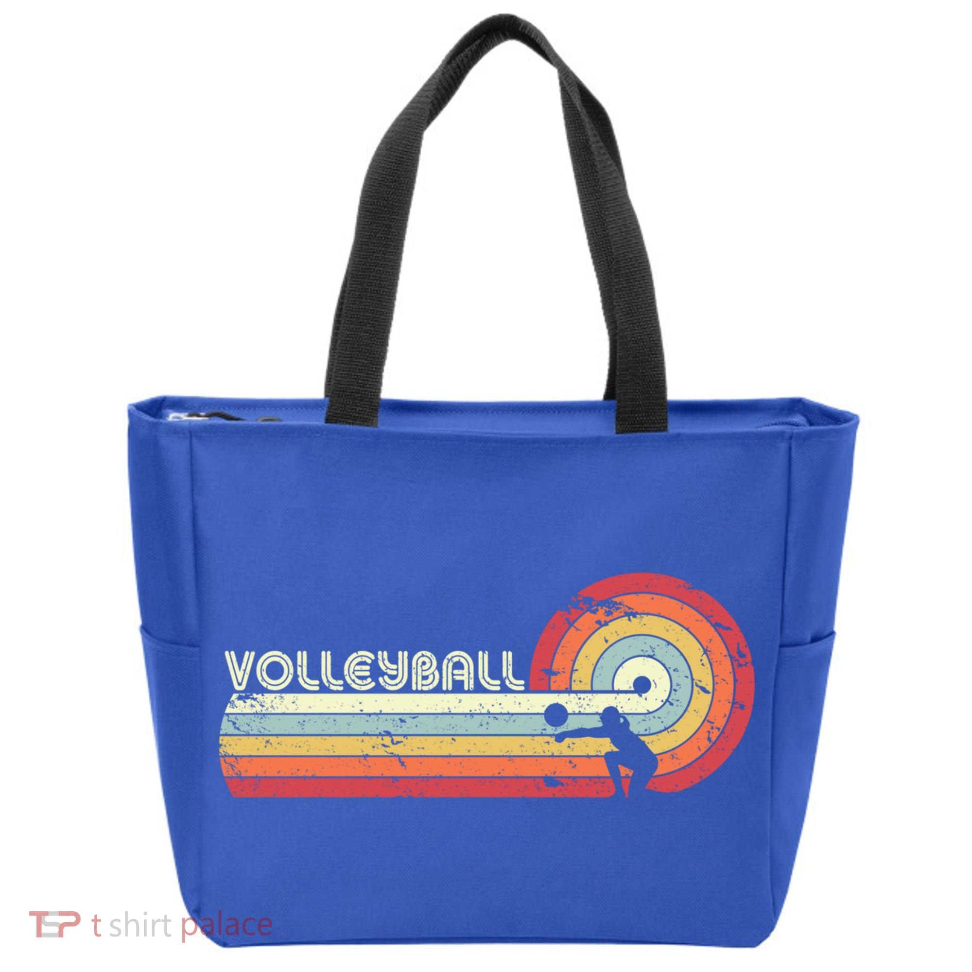 Funny Retro Volleyball Gift Tote Bag