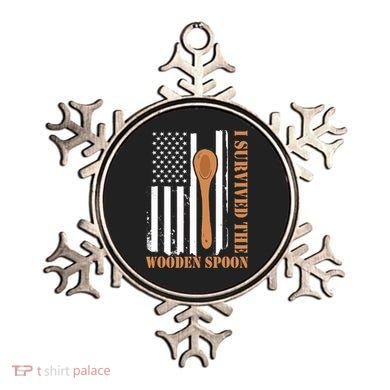 Funny Retro Vintage Wooden Spoon Survivor Ornament