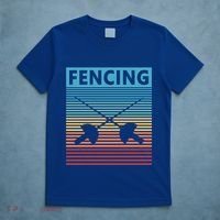 Fencing Retro Vintage Fencing Gift T-Shirt thumb 5