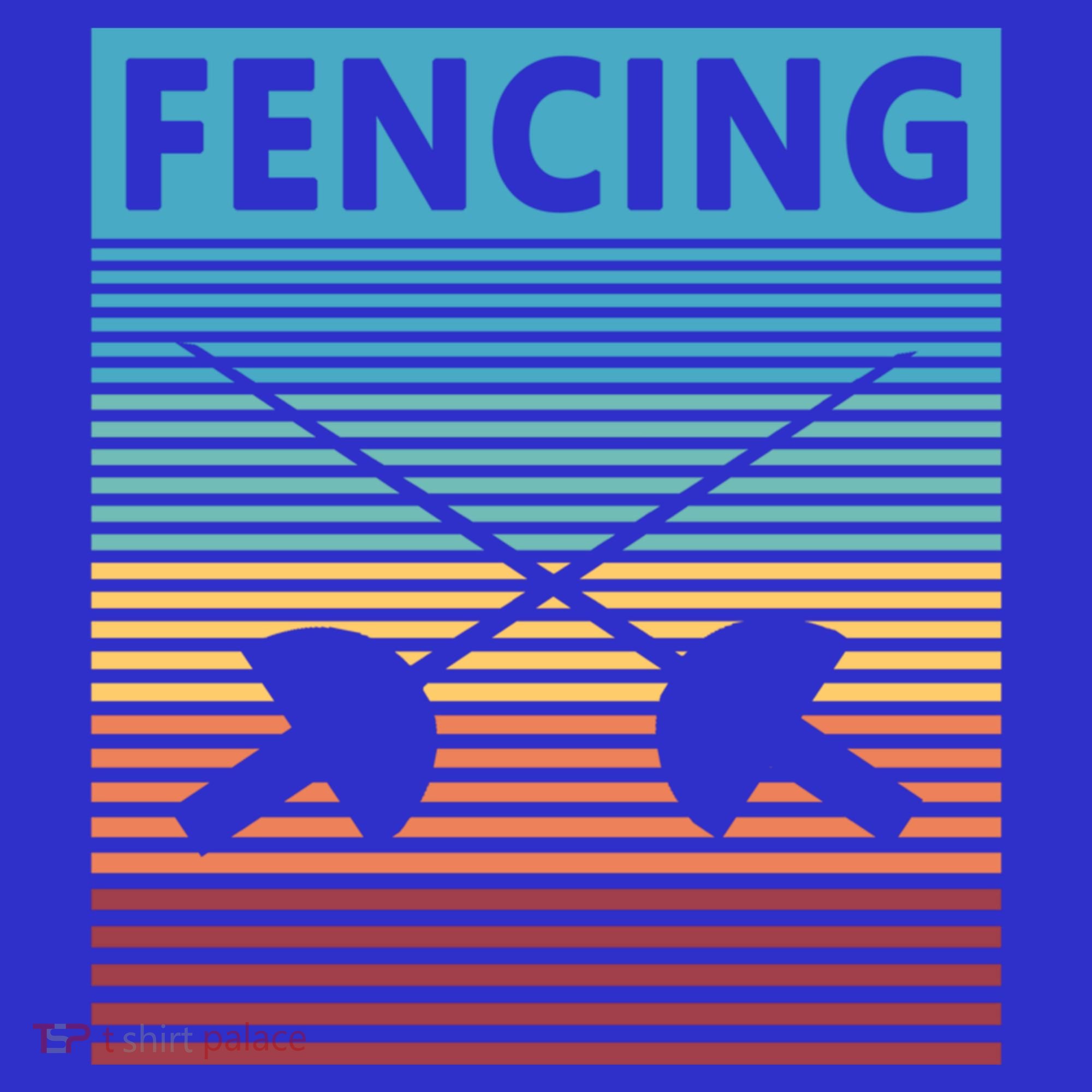 Fencing Retro Vintage Fencing Gift Tank Top