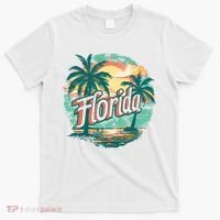Florida Retro Vintage Vacation T-Shirt thumb 0