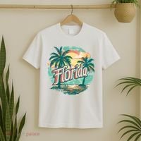 Florida Retro Vintage Vacation T-Shirt thumb 2