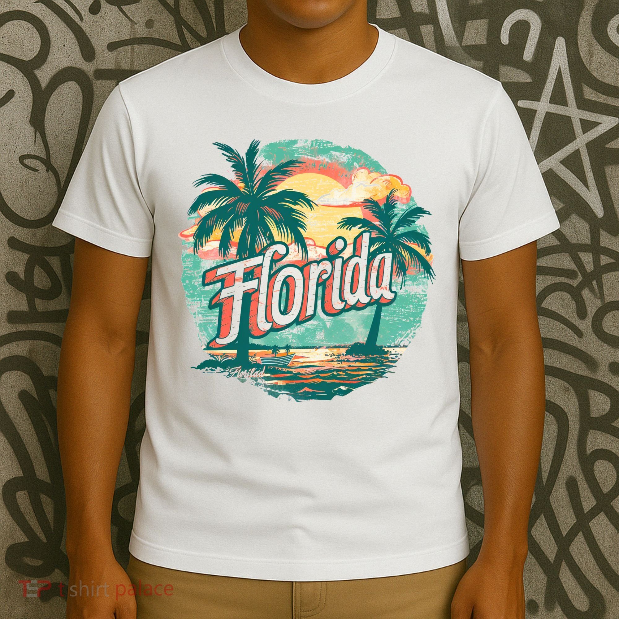 Florida Retro Vintage Vacation T-Shirt