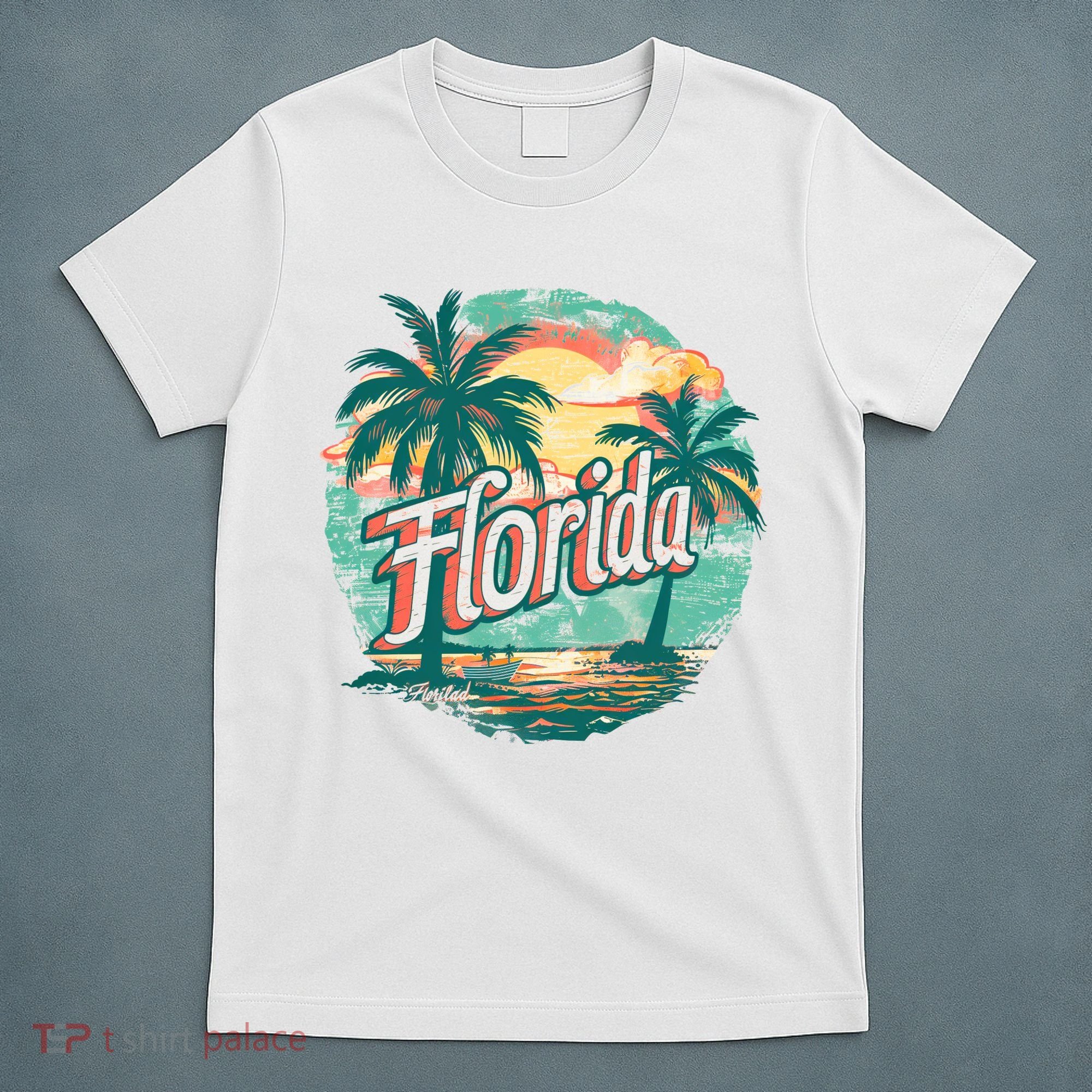 Florida Retro Vintage Vacation T-Shirt