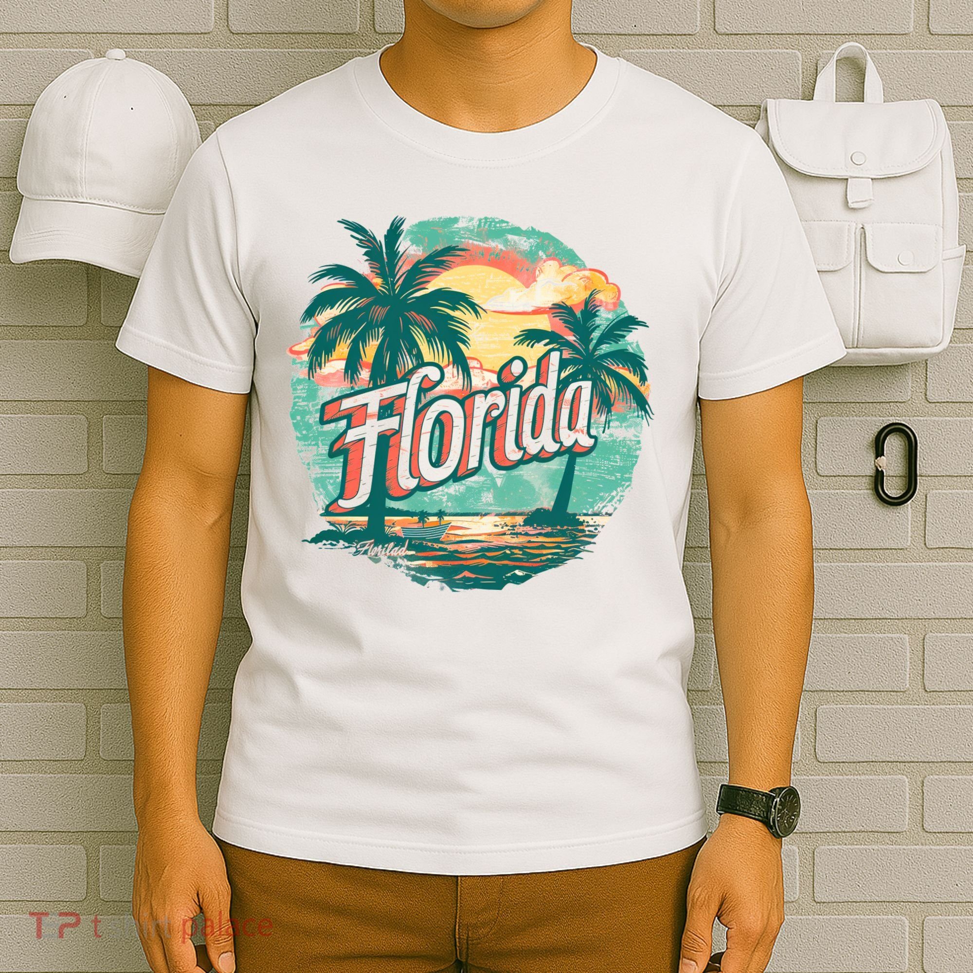 Florida Retro Vintage Vacation T-Shirt