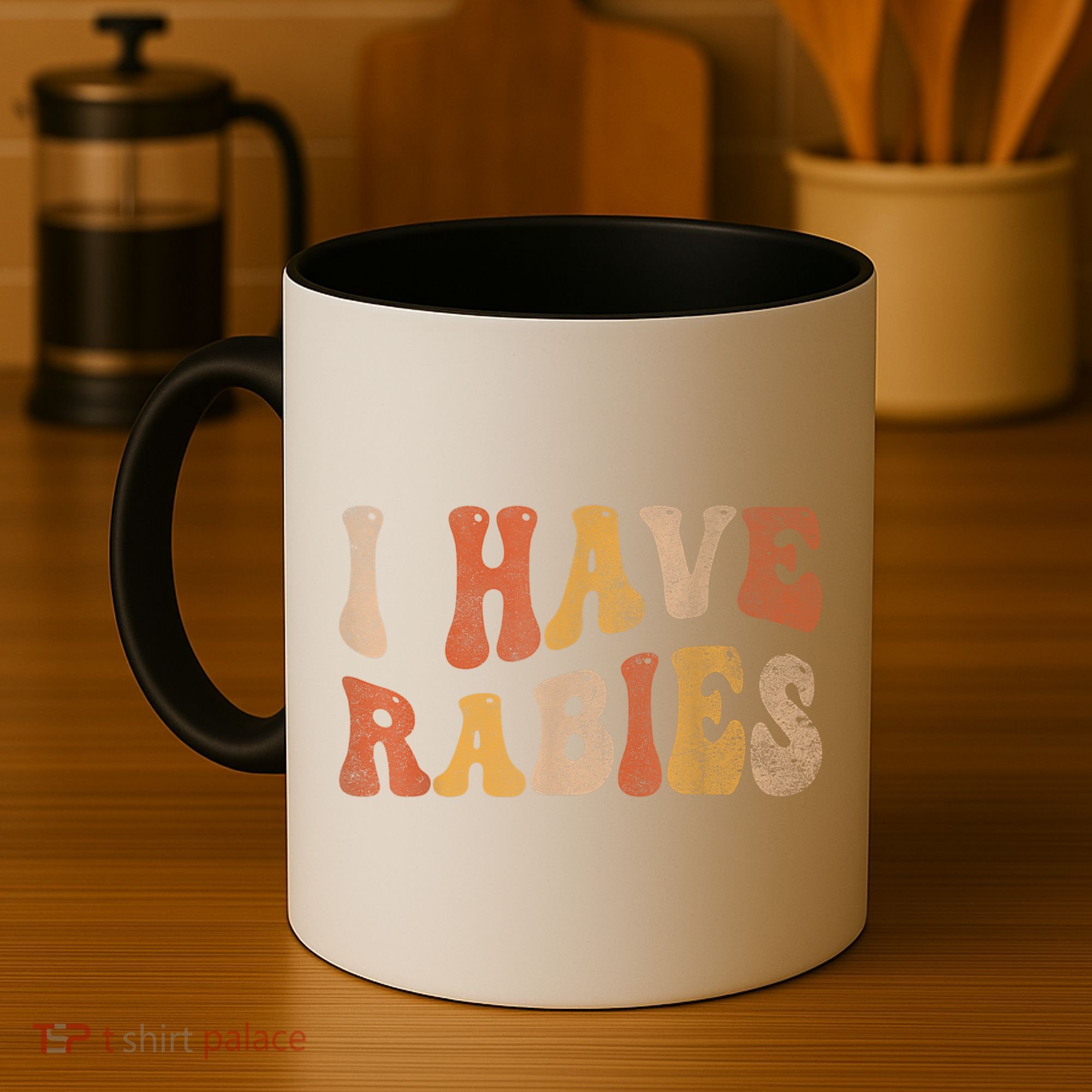 Funny Retro Vintage I Have Rabies I Have Rabies Coffee Mug