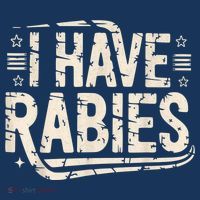 Funny Retro Vintage I Have Rabies I Have Rabies Essential T-Shirt thumb 7