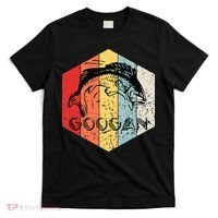 Funny Retro Vintage Googan Fish Silhouette Fishing Fisherman T-Shirt thumb 0
