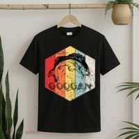 Funny Retro Vintage Googan Fish Silhouette Fishing Fisherman T-Shirt thumb 2