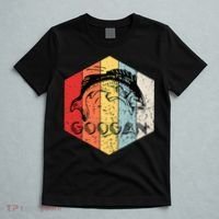Funny Retro Vintage Googan Fish Silhouette Fishing Fisherman T-Shirt thumb 5