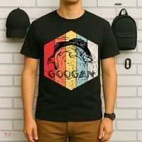 Funny Retro Vintage Googan Fish Silhouette Fishing Fisherman T-Shirt thumb 6
