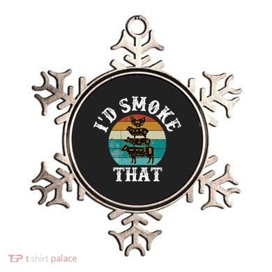 Funny Retro Vintage Grilling Party Chef Dad Tee Funny Bbq Gift Ornament