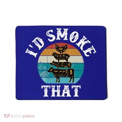 Funny Retro Vintage Grilling Party Chef Dad Tee Funny Bbq Gift Mousepad