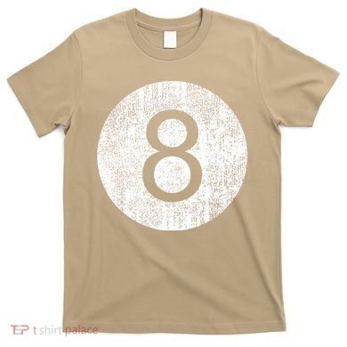 Funny Retro Vintage 8 Ball Logo T-Shirt