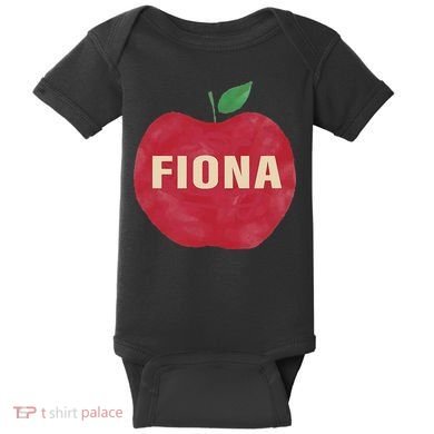 Fiona Retro Vintage Apple Baby Bodysuit