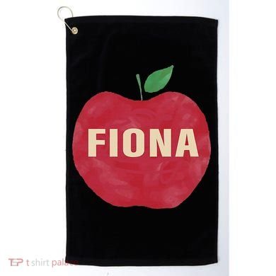 Fiona Retro Vintage Apple Golf Towel