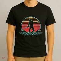 Fencing Retro Vintage 80s Style Fencer Gift T-Shirt thumb 3