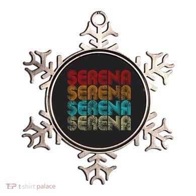 Funny Retro Vintage Serena Name Gift Ornament