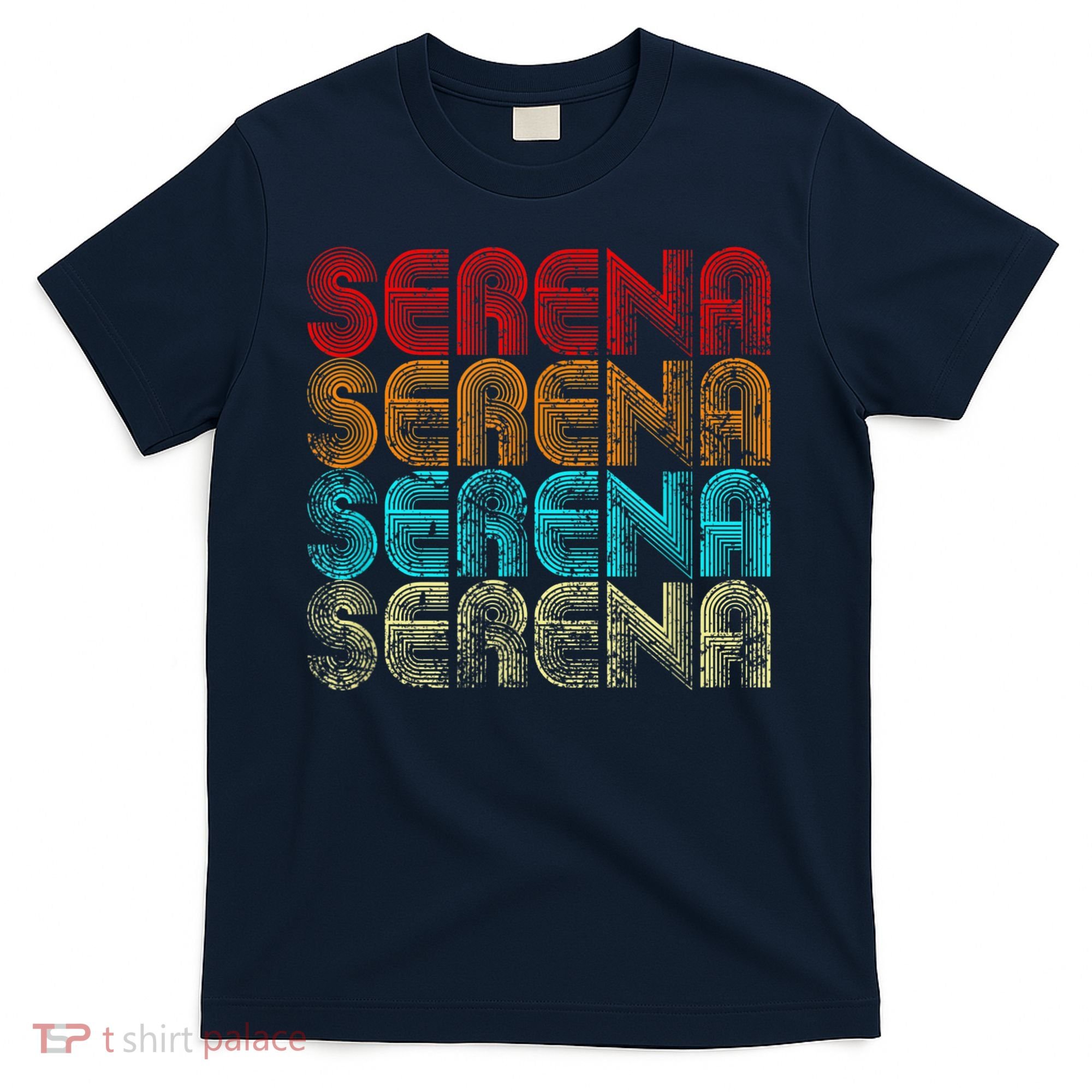 Funny Retro Vintage Serena Name Gift T-Shirt