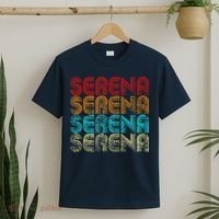 Funny Retro Vintage Serena Name Gift T-Shirt thumb 2