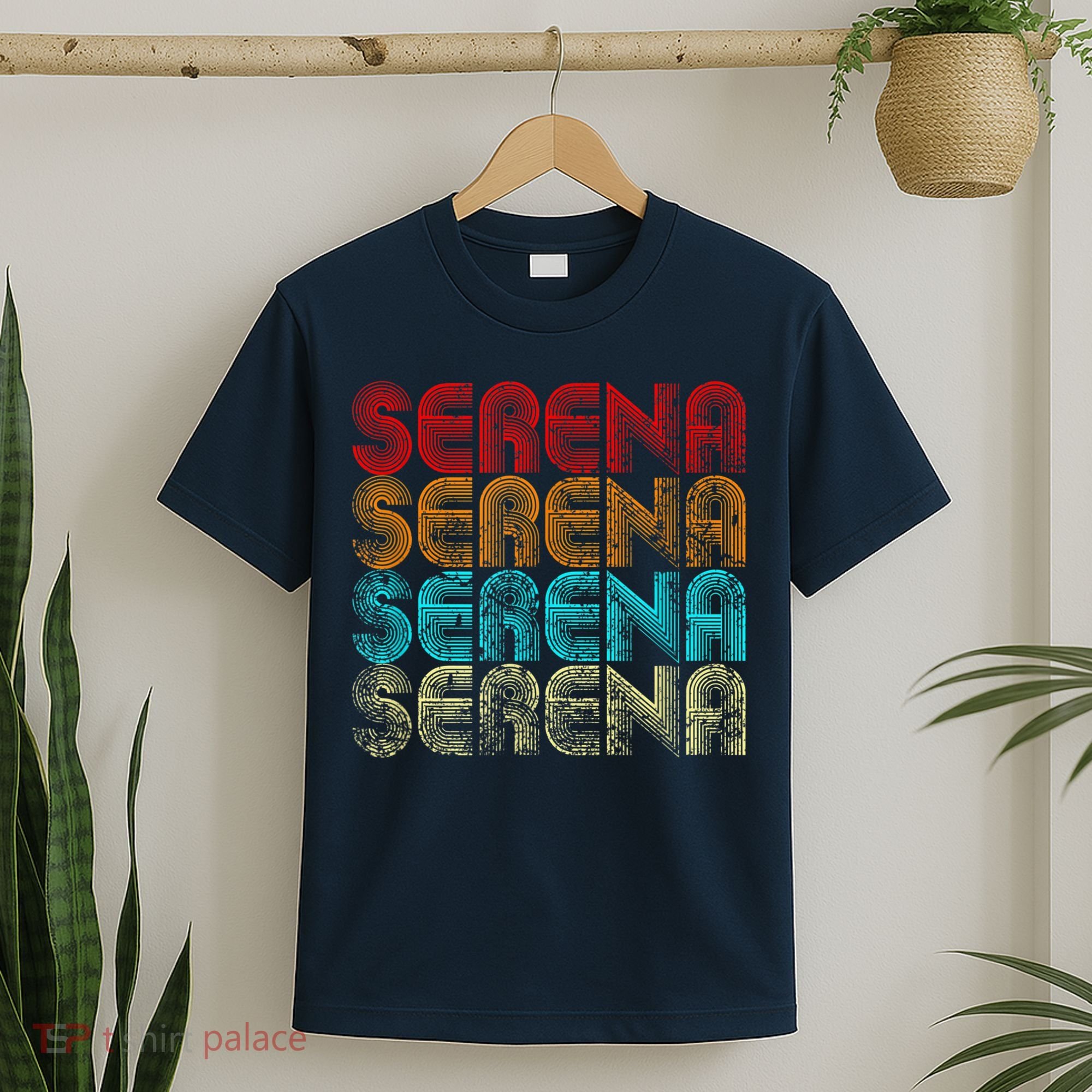 Funny Retro Vintage Serena Name Gift T-Shirt