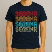 Funny Retro Vintage Serena Name Gift T-Shirt thumb 3