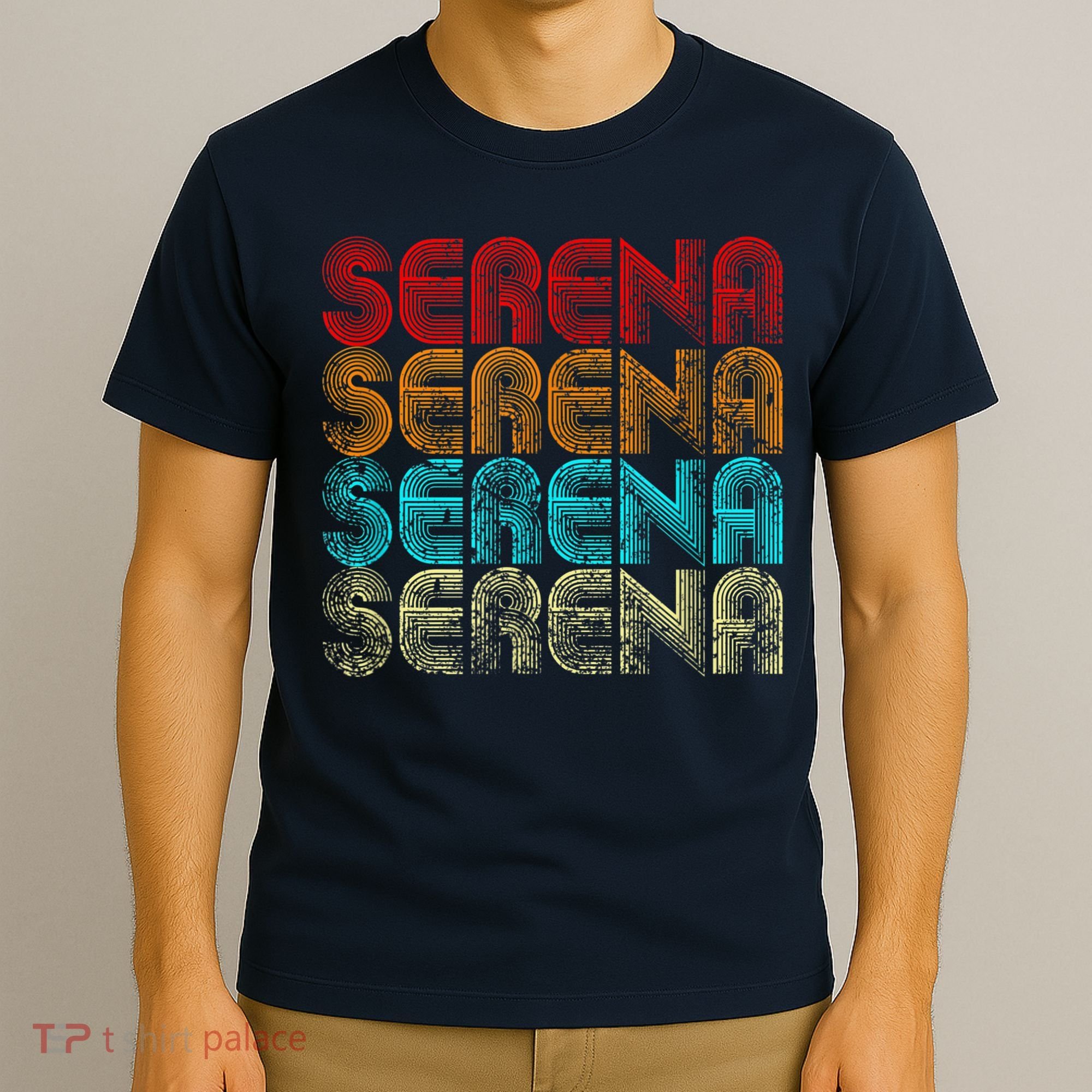Funny Retro Vintage Serena Name Gift T-Shirt