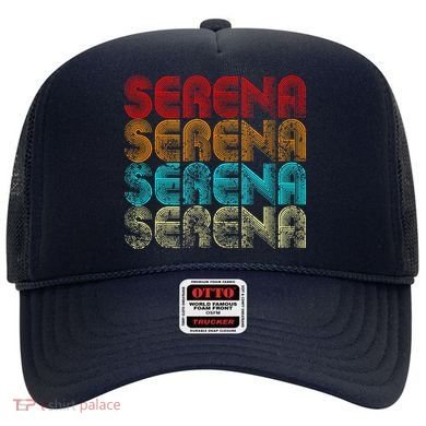 Funny Retro Vintage Serena Name Gift Hat